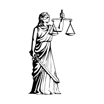 Lady Justice vector logo