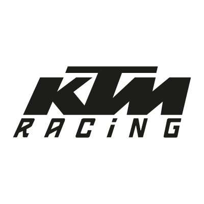 KTM Racing black vector logo free