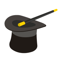 Sombrero de Mago vector free download