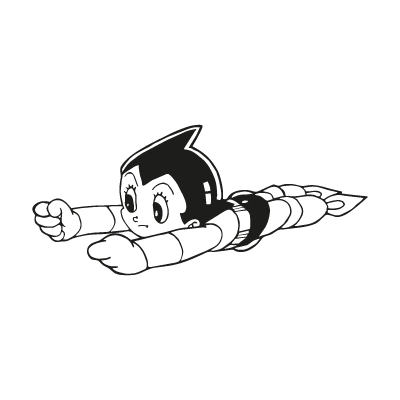 Download Astro Boy Black vector download free