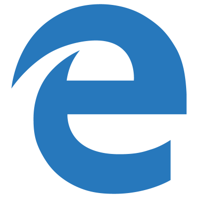 microsoft edge logo on pdf file icons
