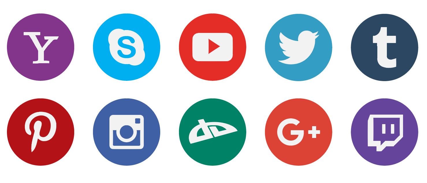 free social media vector icons